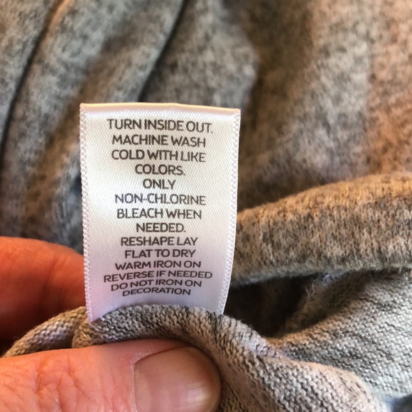 Sunday cowl neck floral sweatshirt gray 3X - Picture 7 of 7